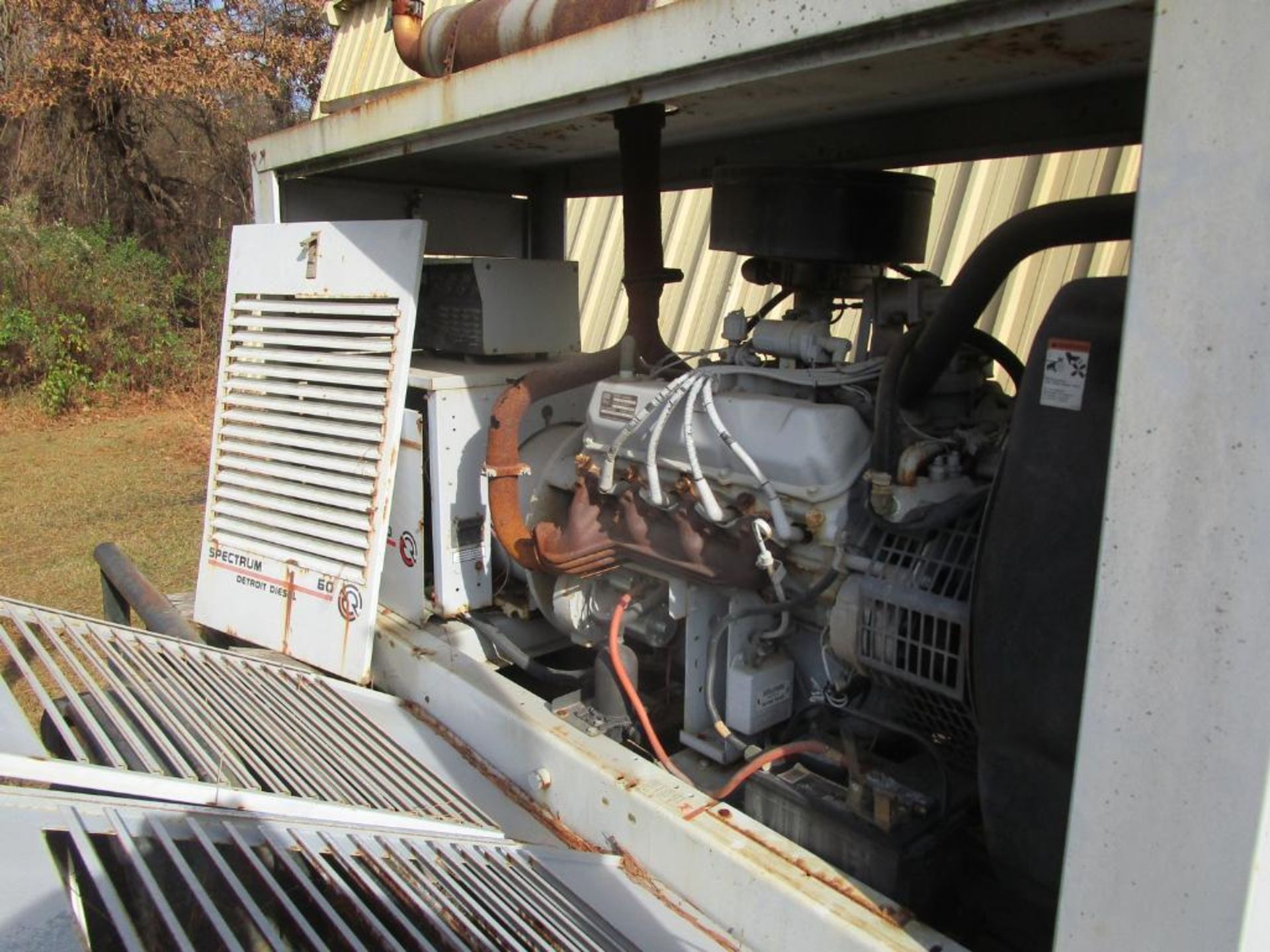Spectrum Detroit Diesel L60GS60 60-KW Diesel Back Up Generator (Converted to Propane) - Image 2 of 6