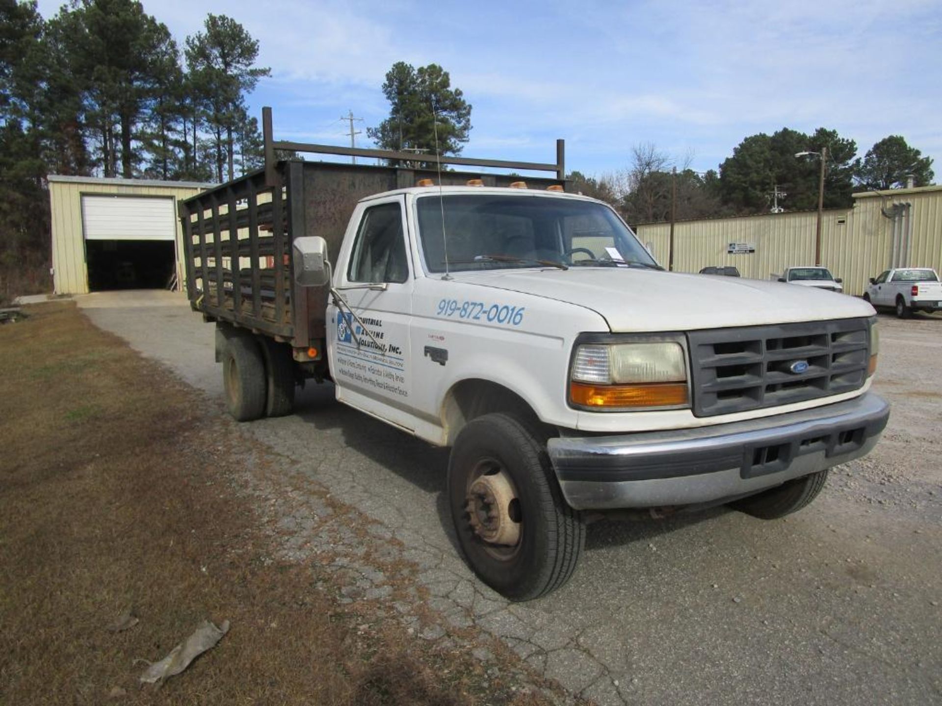 1997 Ford Stake/Dump Bed Truck - Image 2 of 9