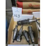 Lot of (5) Assorted CT 40 Tool Holders