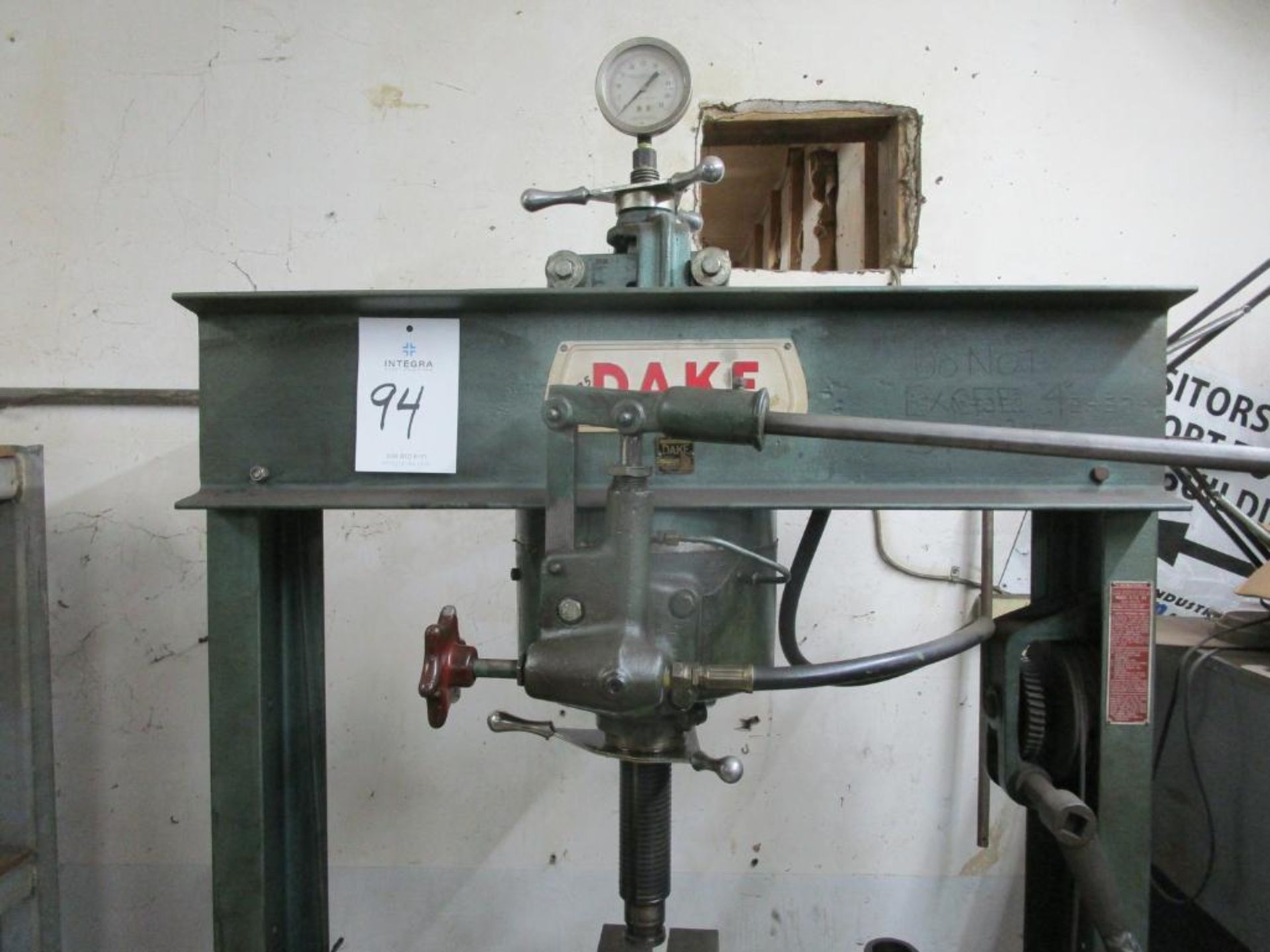 Dake 50H 50-Ton H-Frame Shop Press - Image 2 of 3