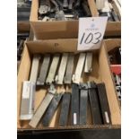 Lot of Assorted Square Shank Lathe Tooling