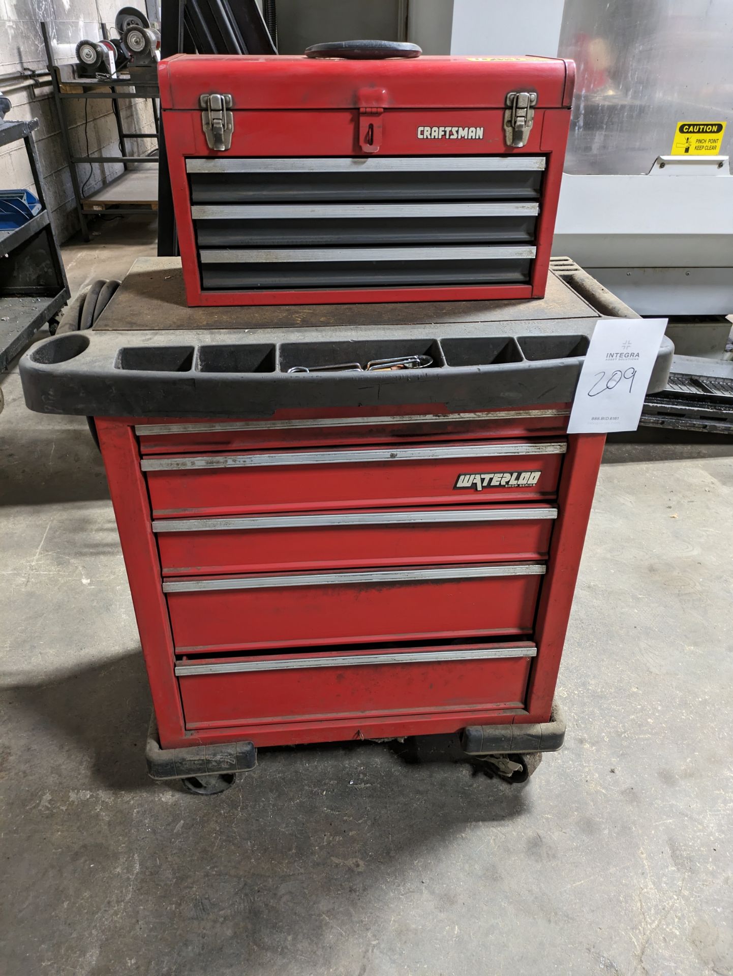 Waterloo 5-Drawer Tool Cabinet and Husky 4-Drawer Tool Cabinet