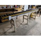 12" W x 10' L Gravity Roll Bar Conveyor Section