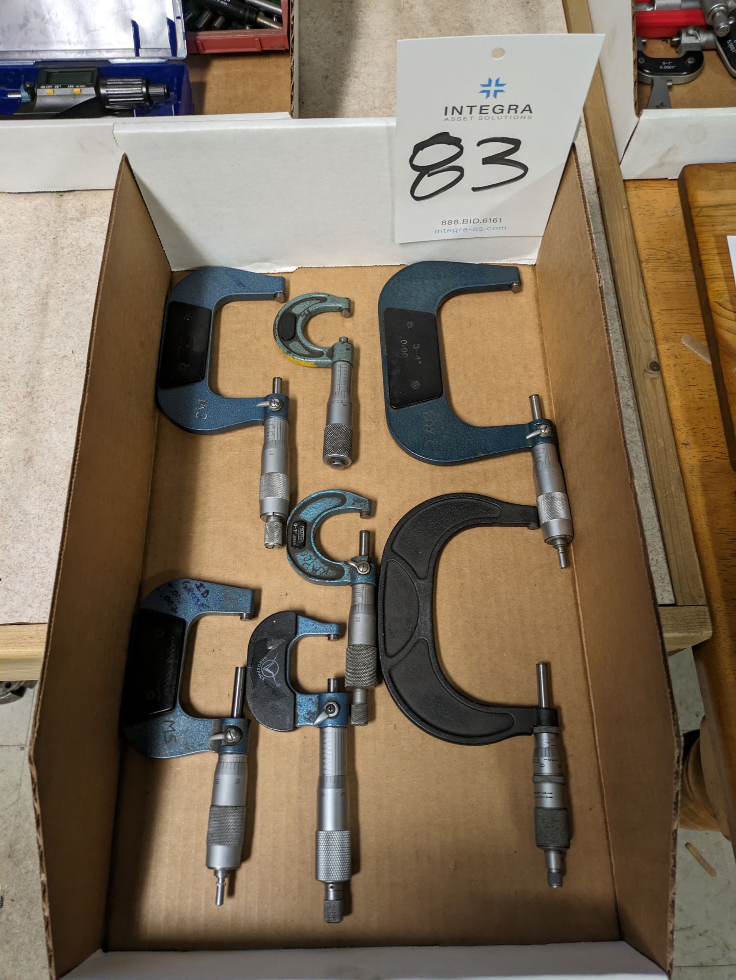 (7) Assorted Micrometers