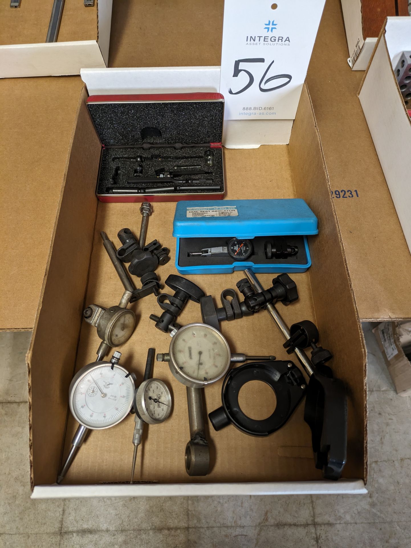 Assorted Dial Indicators with Accessories