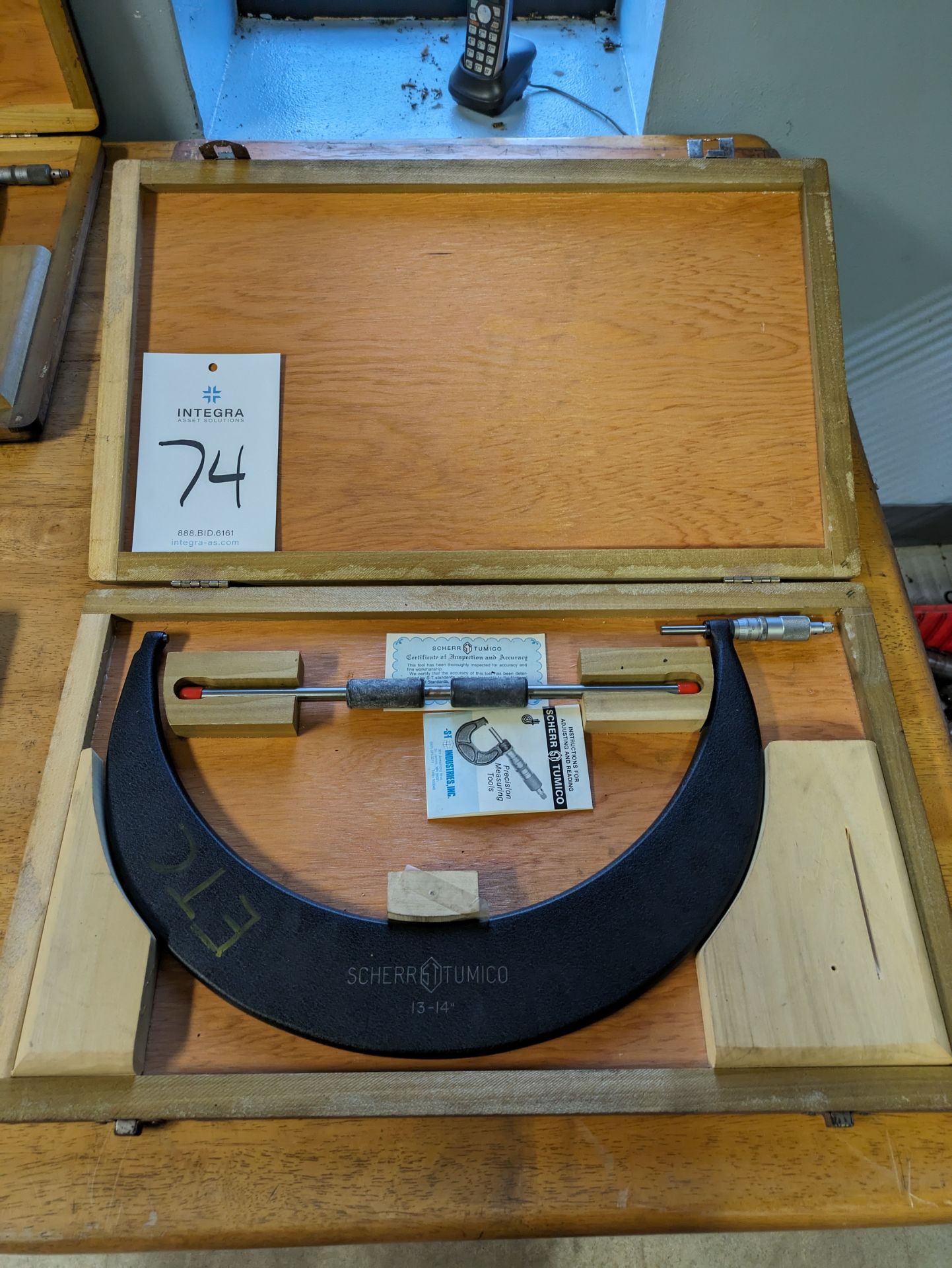 Scherr Tumico 13" - 14" O.D. Micrometer