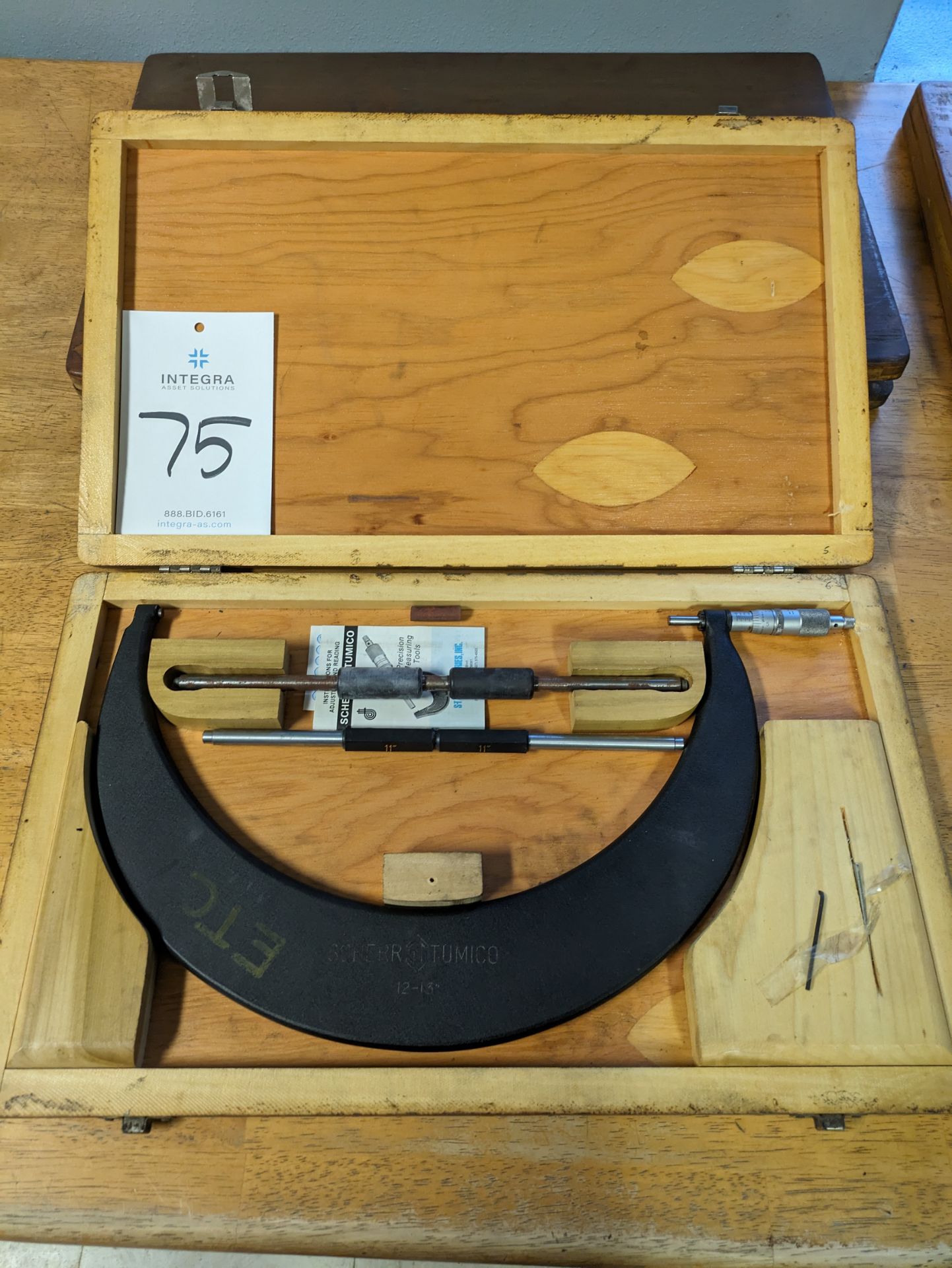 Scherr Tumico 12" - 13" O.D. Micrometer