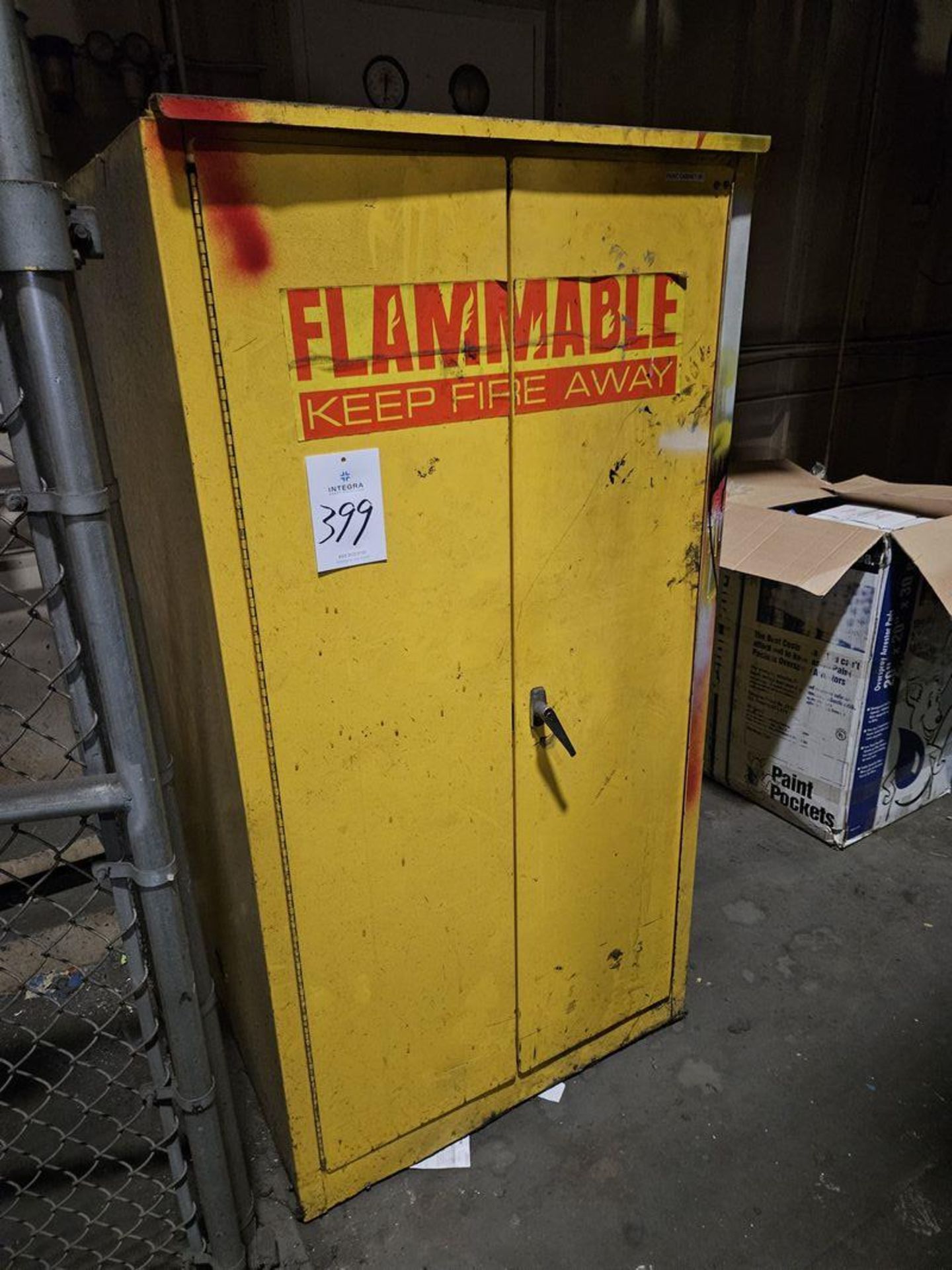 Edsal SC600F Single Folding Door Flammable Liquid Storage Cabinet