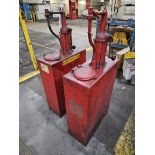 (2) Machine Oil Dispensers, Hand Pump