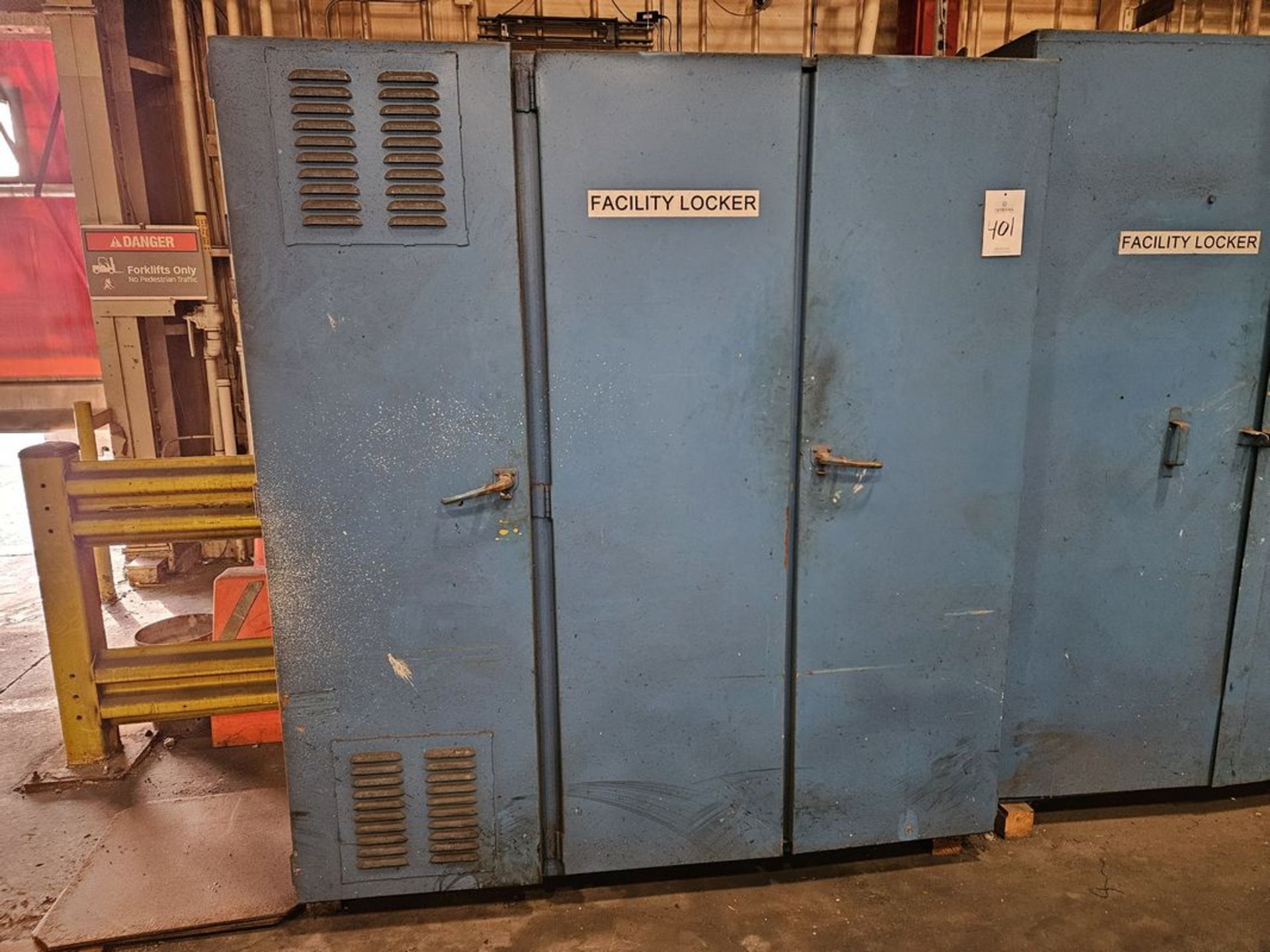 74" x 36" x 80" Heavy Duty 3-Door Cabinet