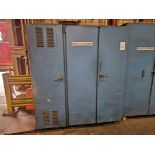 74" x 36" x 80" Heavy Duty 3-Door Cabinet