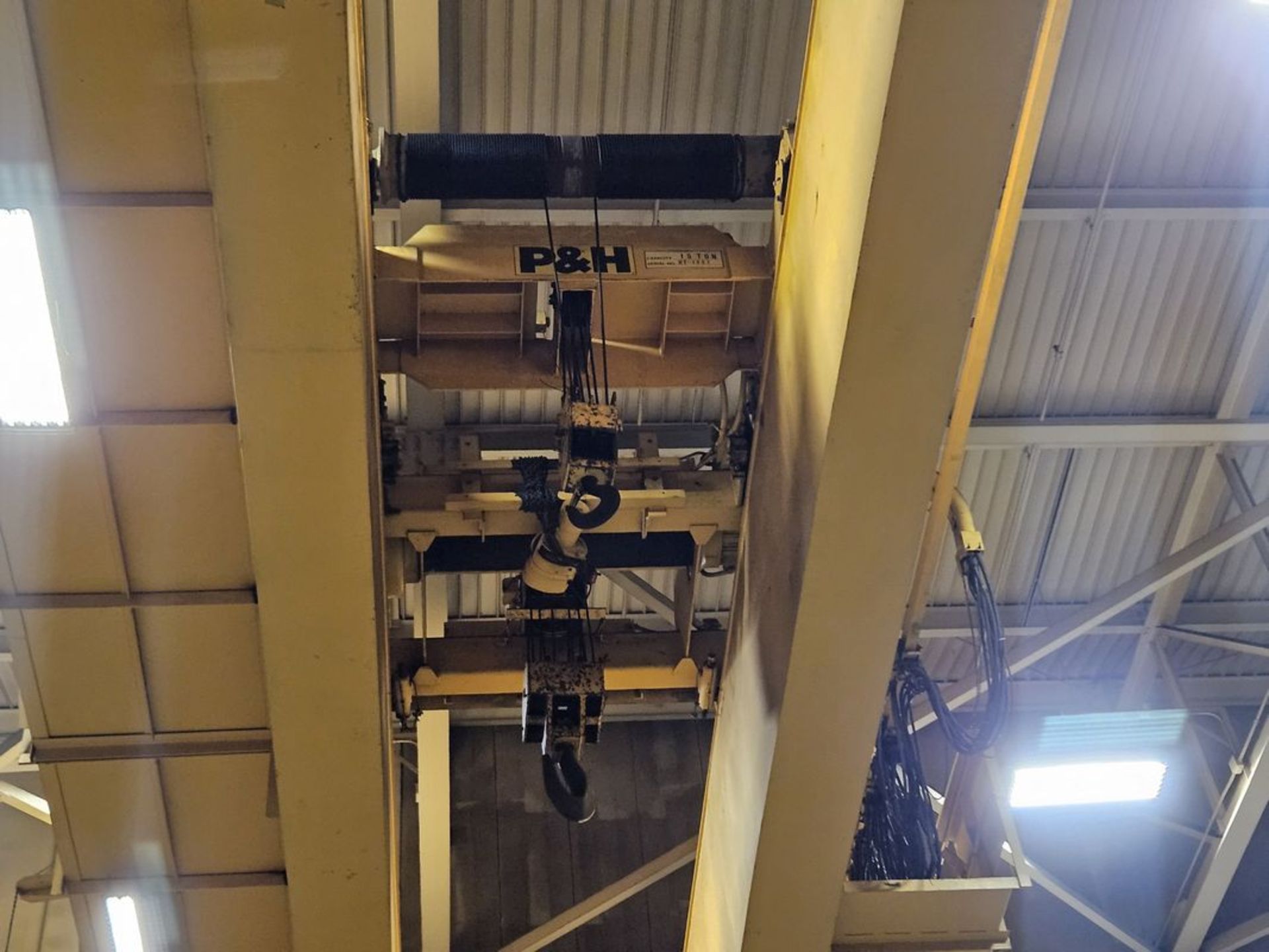 30 / 15-Ton x 80’ P&H Double Girder Top Running Bridge Crane - Bild 5 aus 7