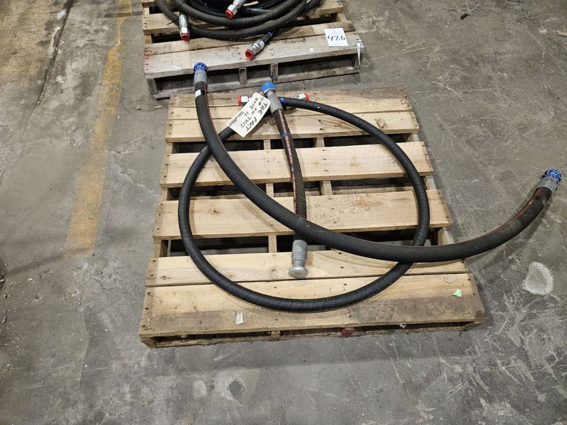 Lot of Assorted Hydraulic Hose with Fittings - Image 2 of 4