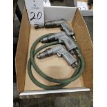 (3) Assorted Sioux Pneumatic Drills