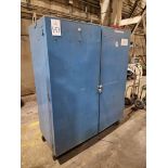 2-Door Steel Cabinet 60" x 22" x 73" High with Wheels