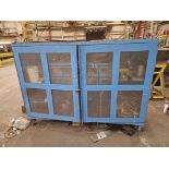 Mobile 2-Door Heavy Duty Cabinet with (8) Drawers 86" x 28" x 64" High