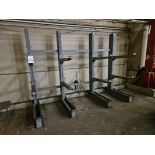 Cantilever Rack 128" Long (4) 8' Uprights with 36" Supports