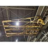 P&H 2 Ton x 20' Wall Traveling Jib Crane