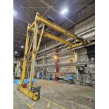 15-Ton x 30' P&H Double Girder, Single Leg Traveling Gantry Crane