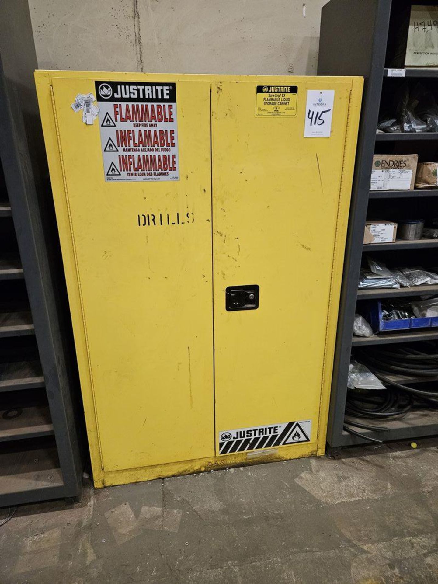 Justrite 894500 2-Door 45 Gallon Flammable Liquid Storage Cabinet