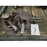 (2) Assorted Pneumatic Angle Grinders