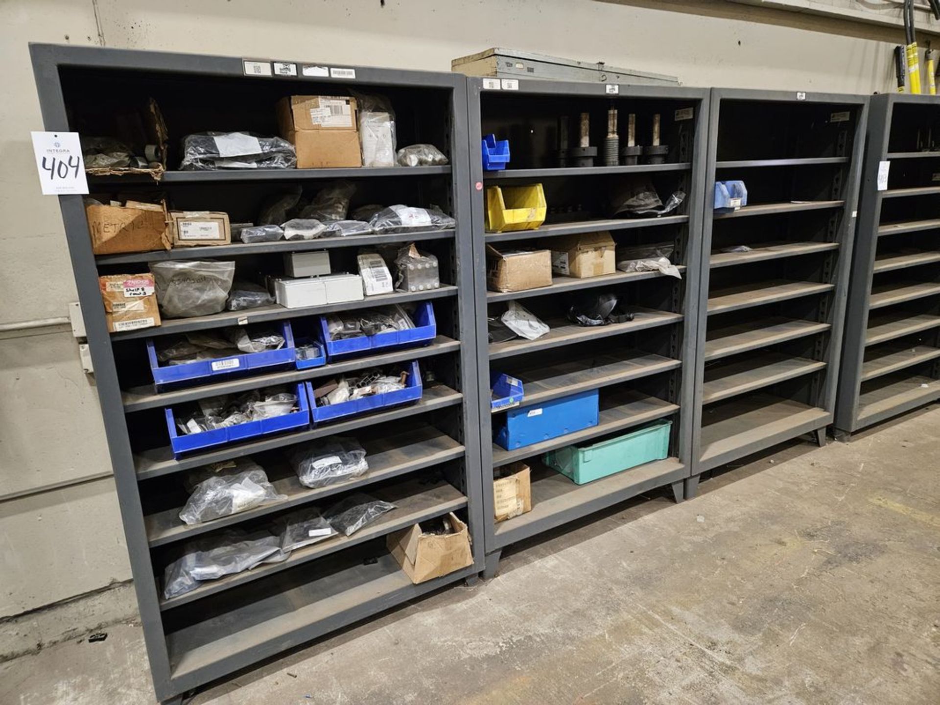 (3) Strong Hold 48" x 18" x 78" High Shelving Units