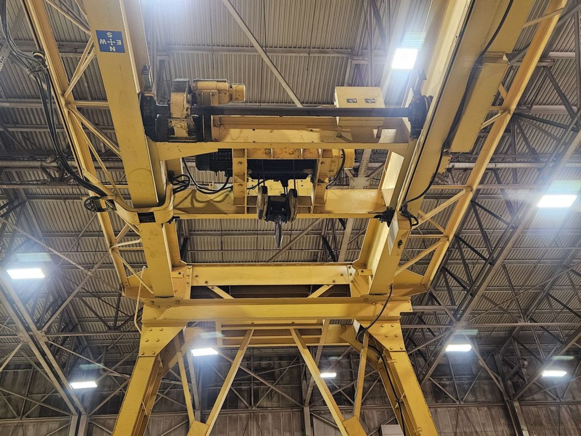 15-Ton P&H Double Girder, Single Leg Traveling Gantry Crane - Image 3 of 6