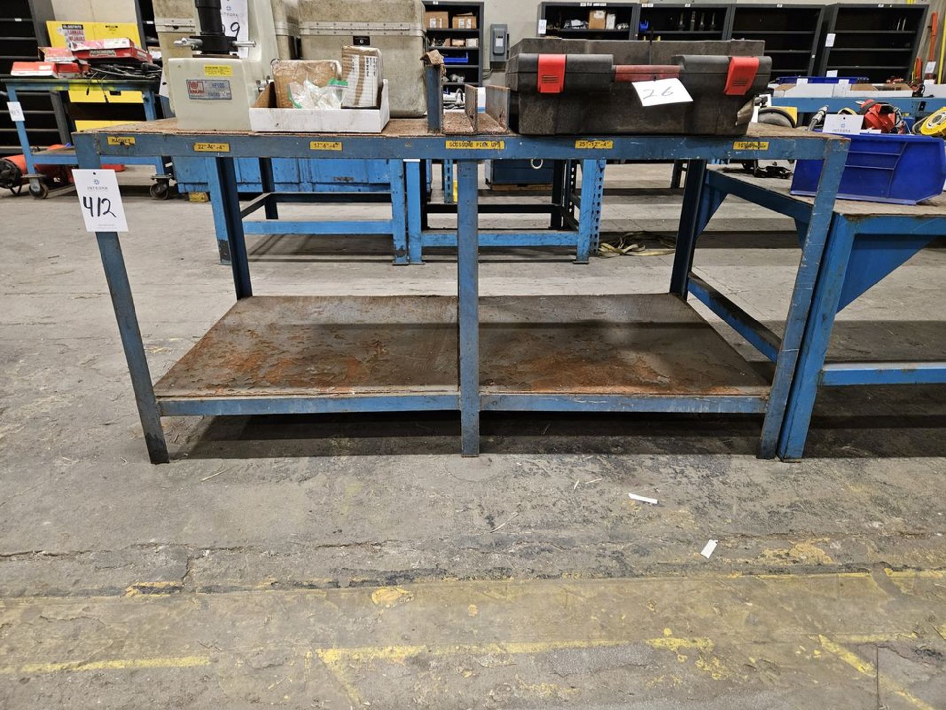 Steel Table 6' x 3' x 3/8" Thick