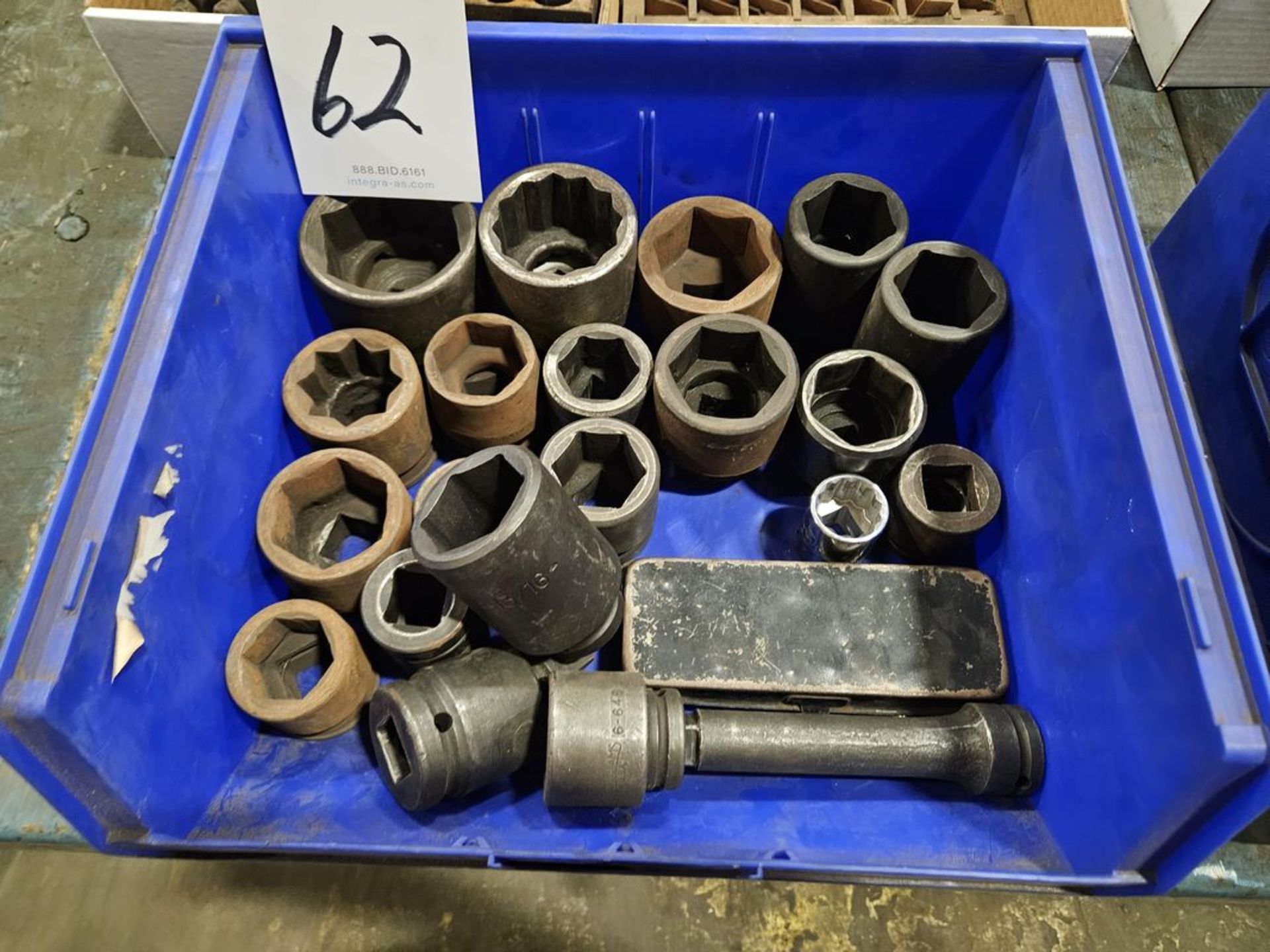 Lot of Assorted Impact Sockets 1' & 3/4"