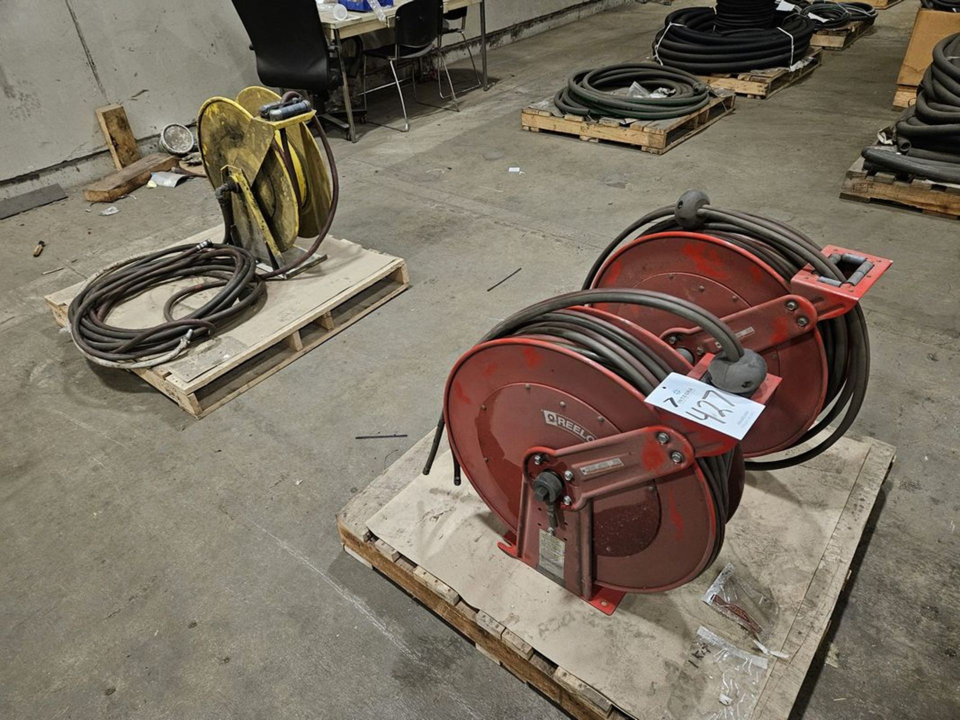 Lot of (4) Torch Hose Reels and (3) Air Hose Reels - Image 2 of 3