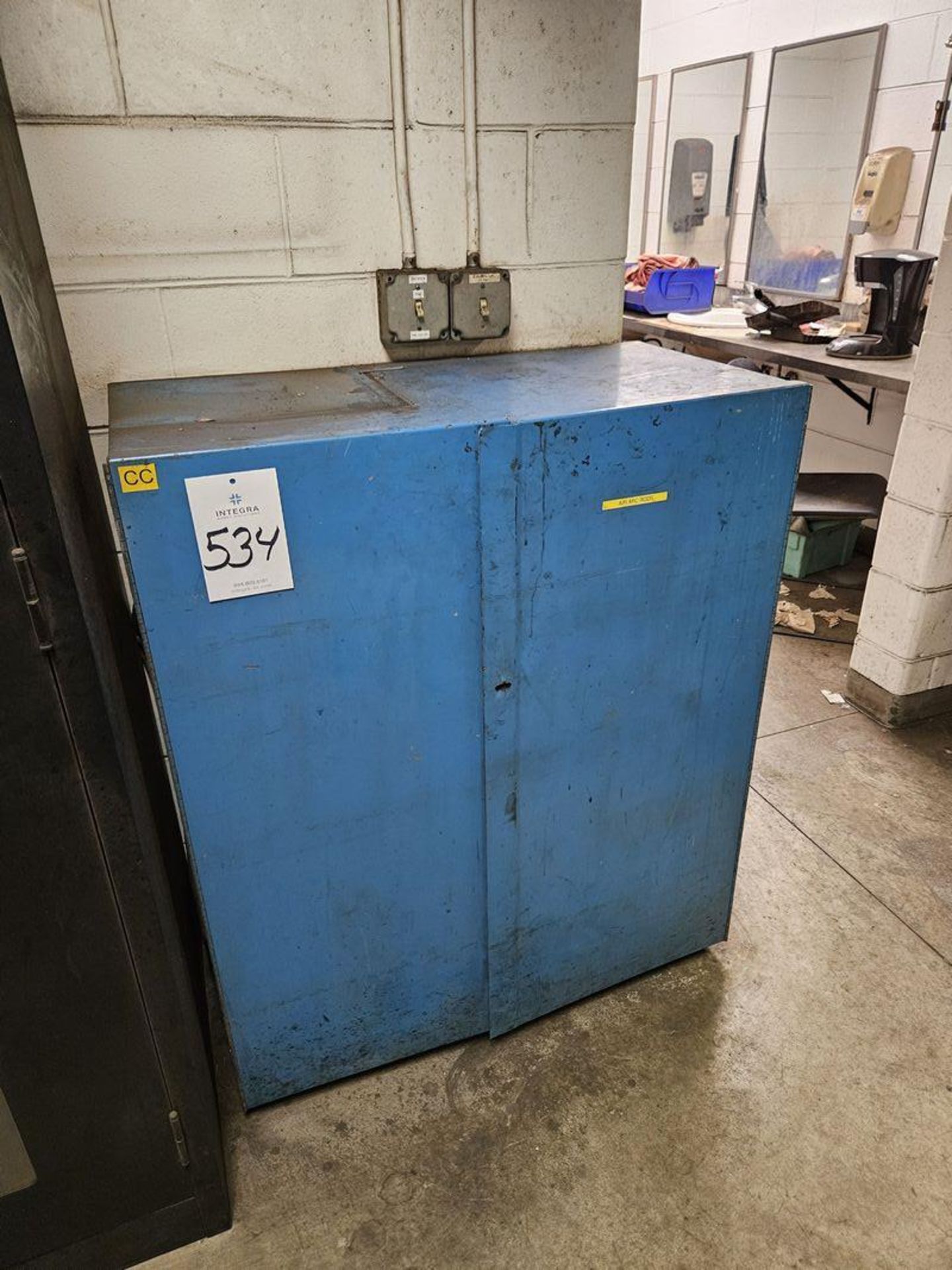 2-Door Steel Cabinet 36" x 18" x 44" High