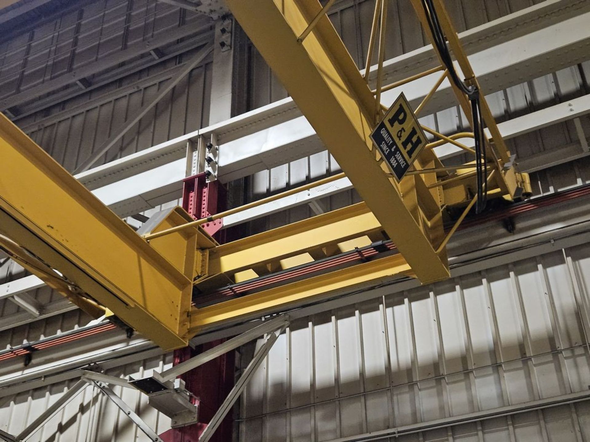 7.5-Ton x 40' P&H Double Girder, Single Leg Traveling Gantry Crane - Image 3 of 6