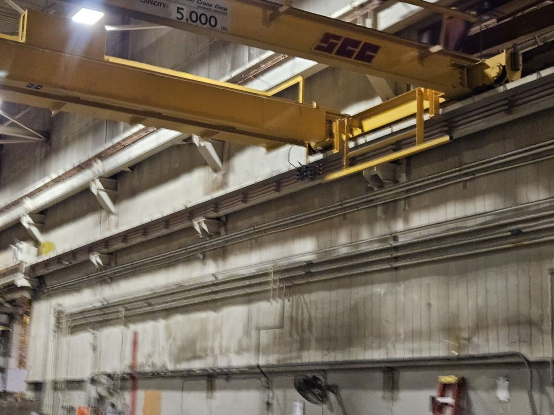 120' of Crane Rail with Electric