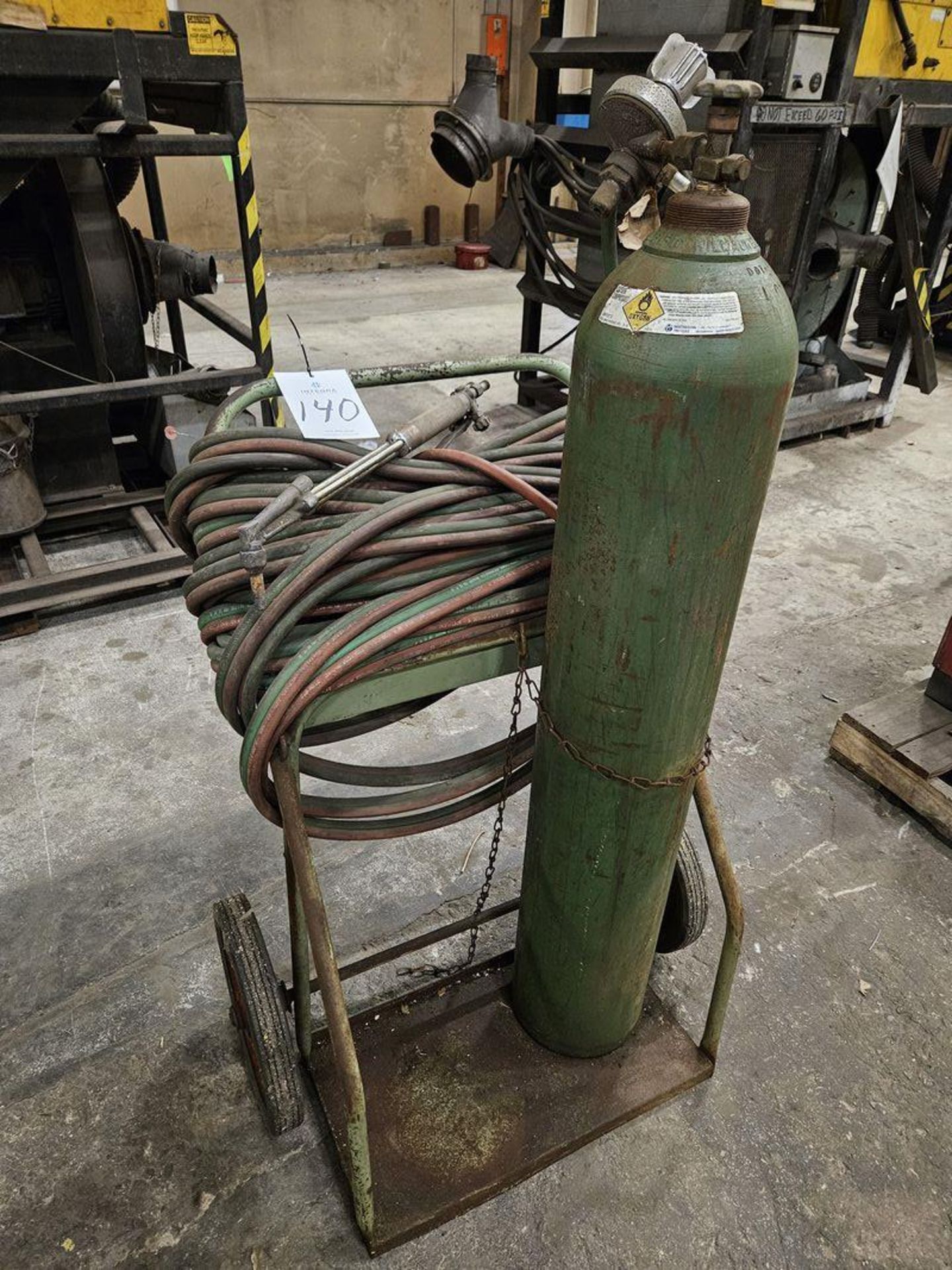 2-Wheel Torch Cart with Hose, Regulator and Wand