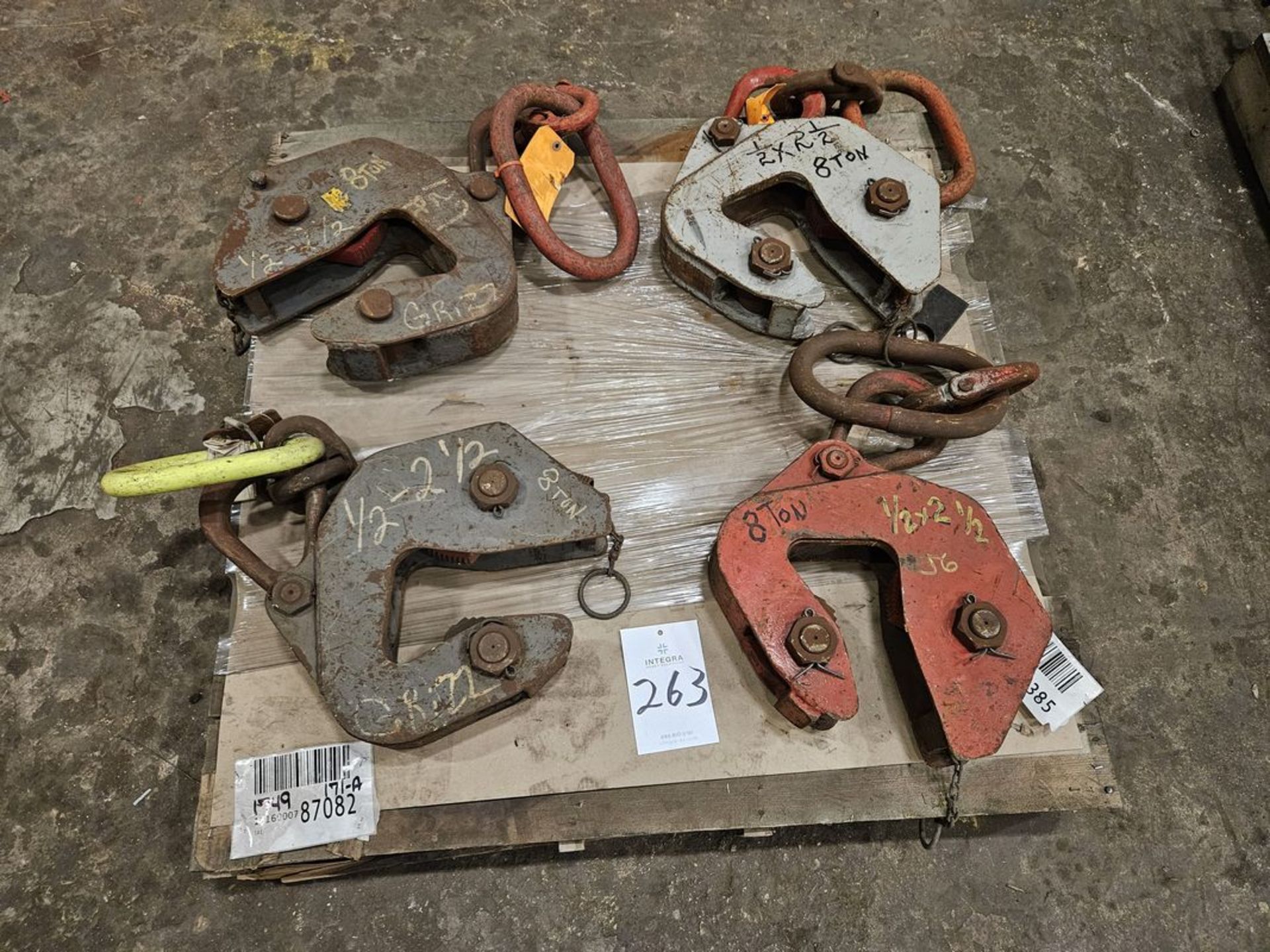 (4) 8 Ton Plate Lifters