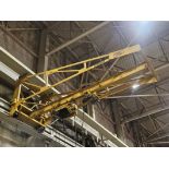 P&H 2 Ton x 20' Wall Traveling Jib Crane