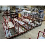 (10) 25" W x 30" L x 40" H Metal Lumber Carts