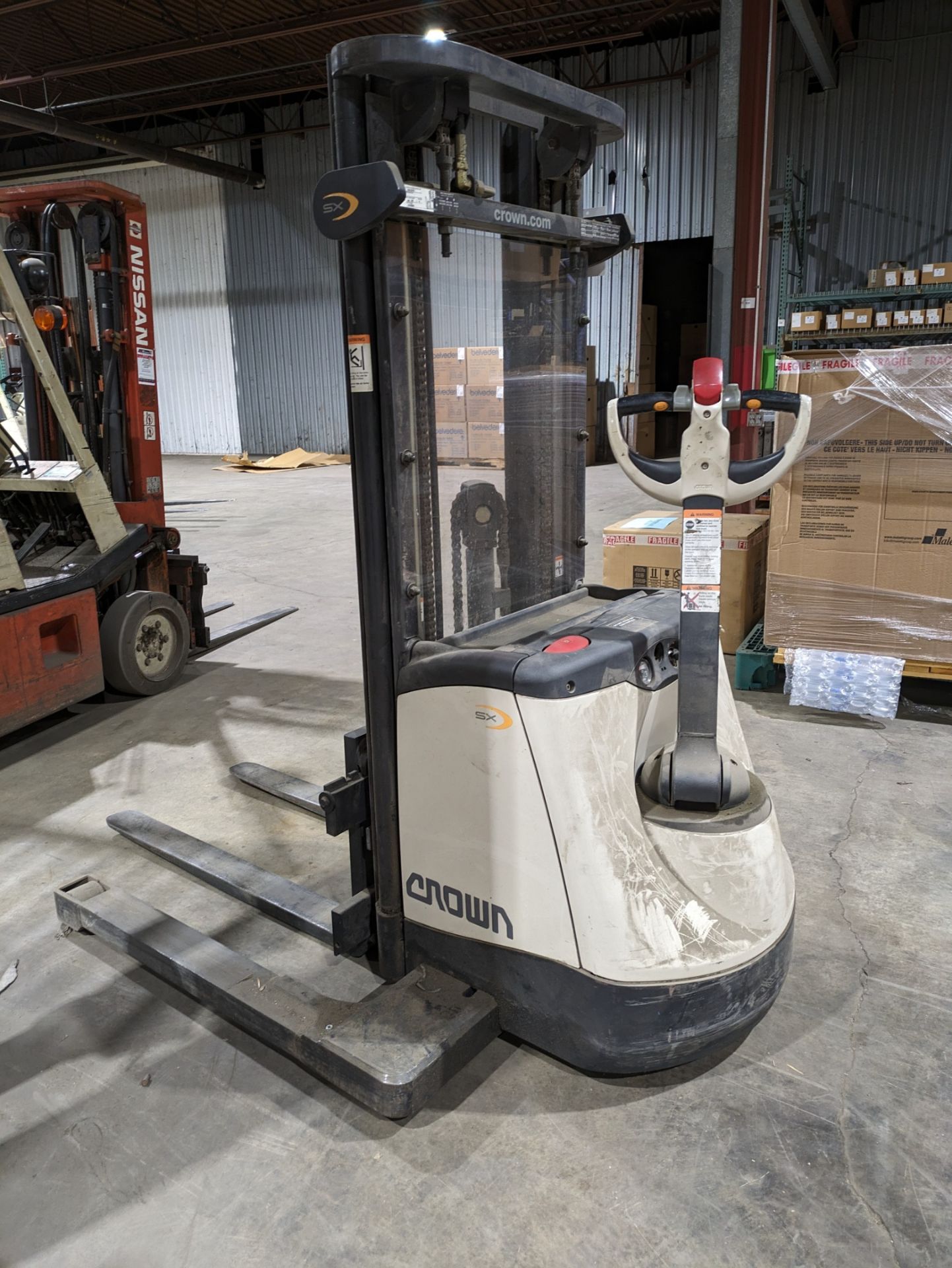 Crown SX3000-30 3,000-Lb. Capacity Electric Walkie Stacker - Image 3 of 4