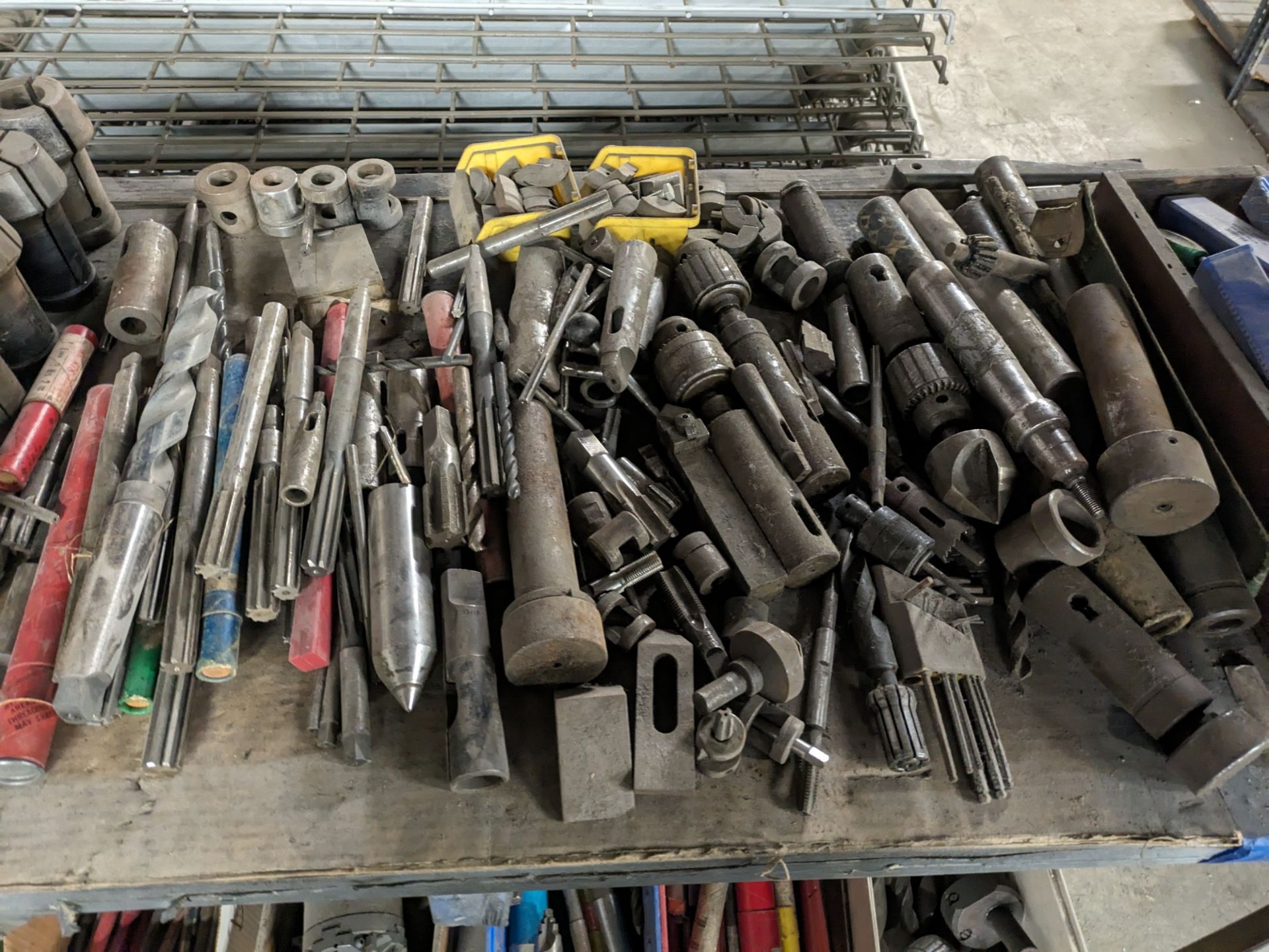 Cart of Assorted End Mills, Reamers, Drill Bits, Collets, Etc. - Image 2 of 4