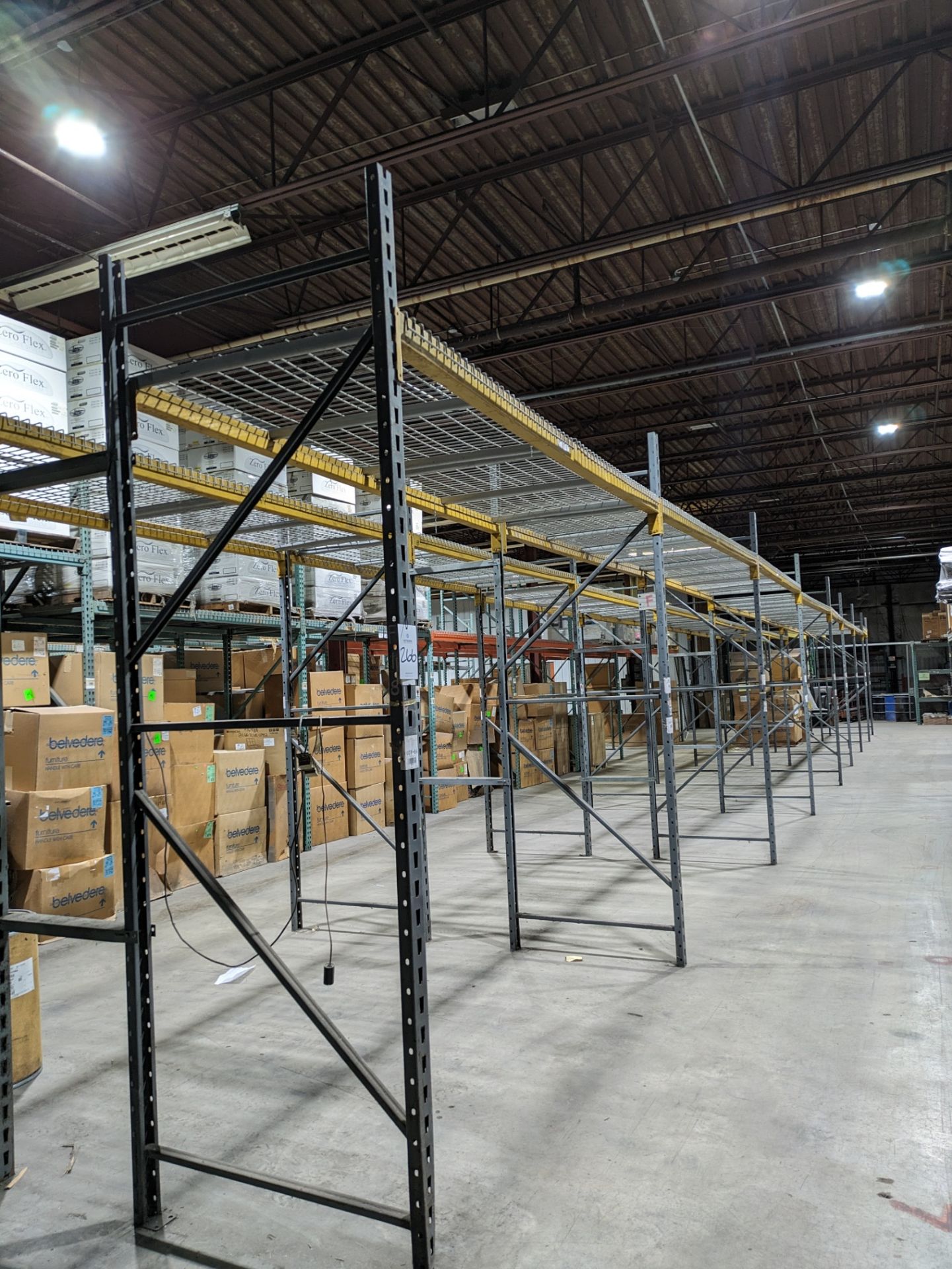 (16) Sections of Pallet Racking