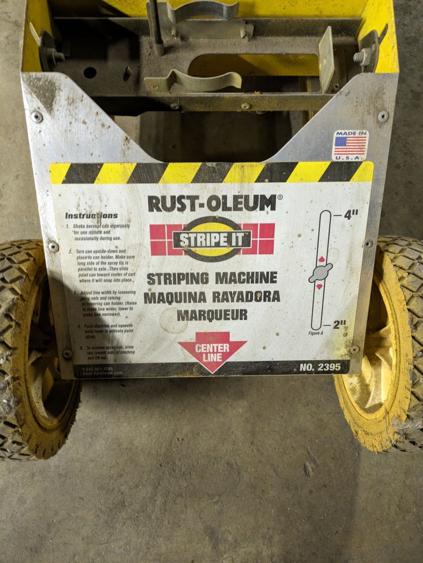 Rust-oleum Stripe It Striping Machine with Floor Taper - Image 2 of 2