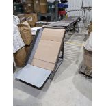 24" W x 10' L Gravity Roll Bar Conveyor Section