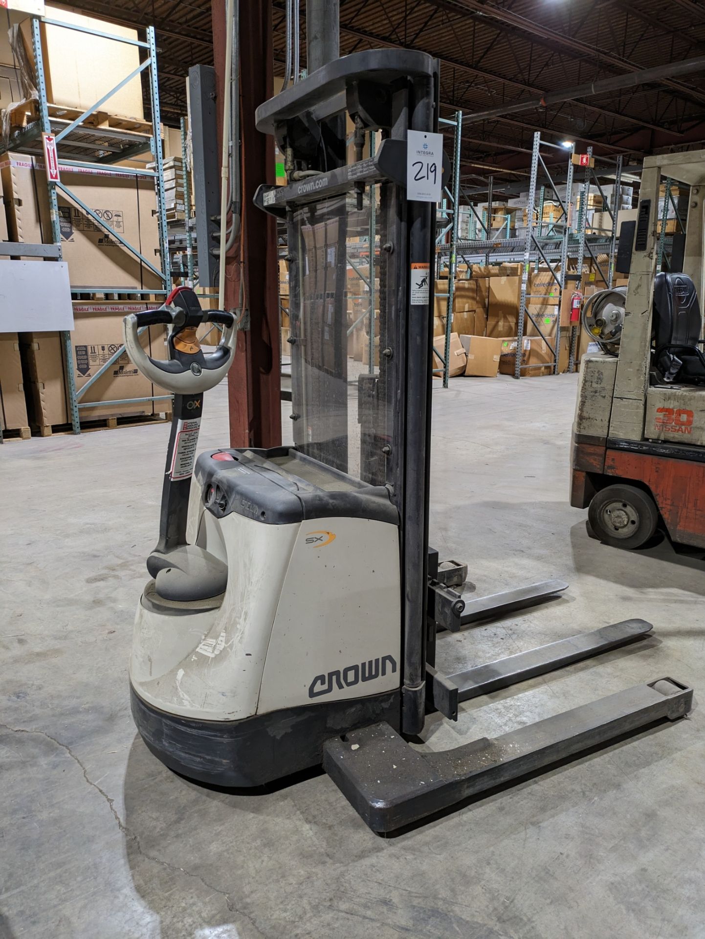 Crown SX3000-30 3,000-Lb. Capacity Electric Walkie Stacker - Image 2 of 4