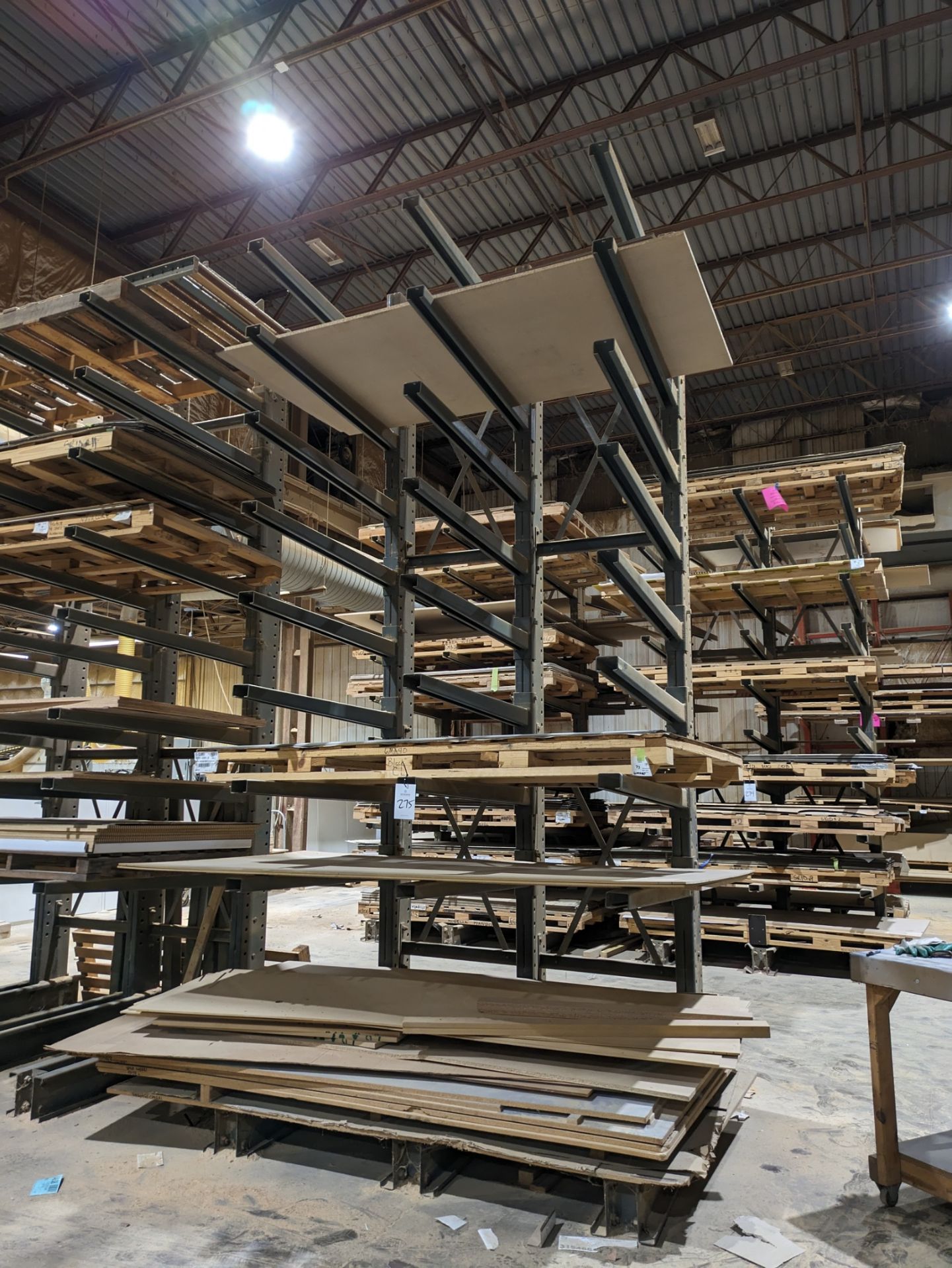 Section of Cantilever Racking