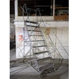 Cotterman 8' Portable Rolling Safety Ladder