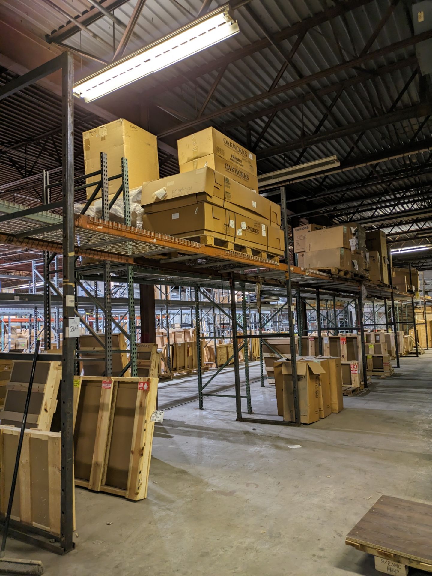 (15) Sections of Pallet Racking