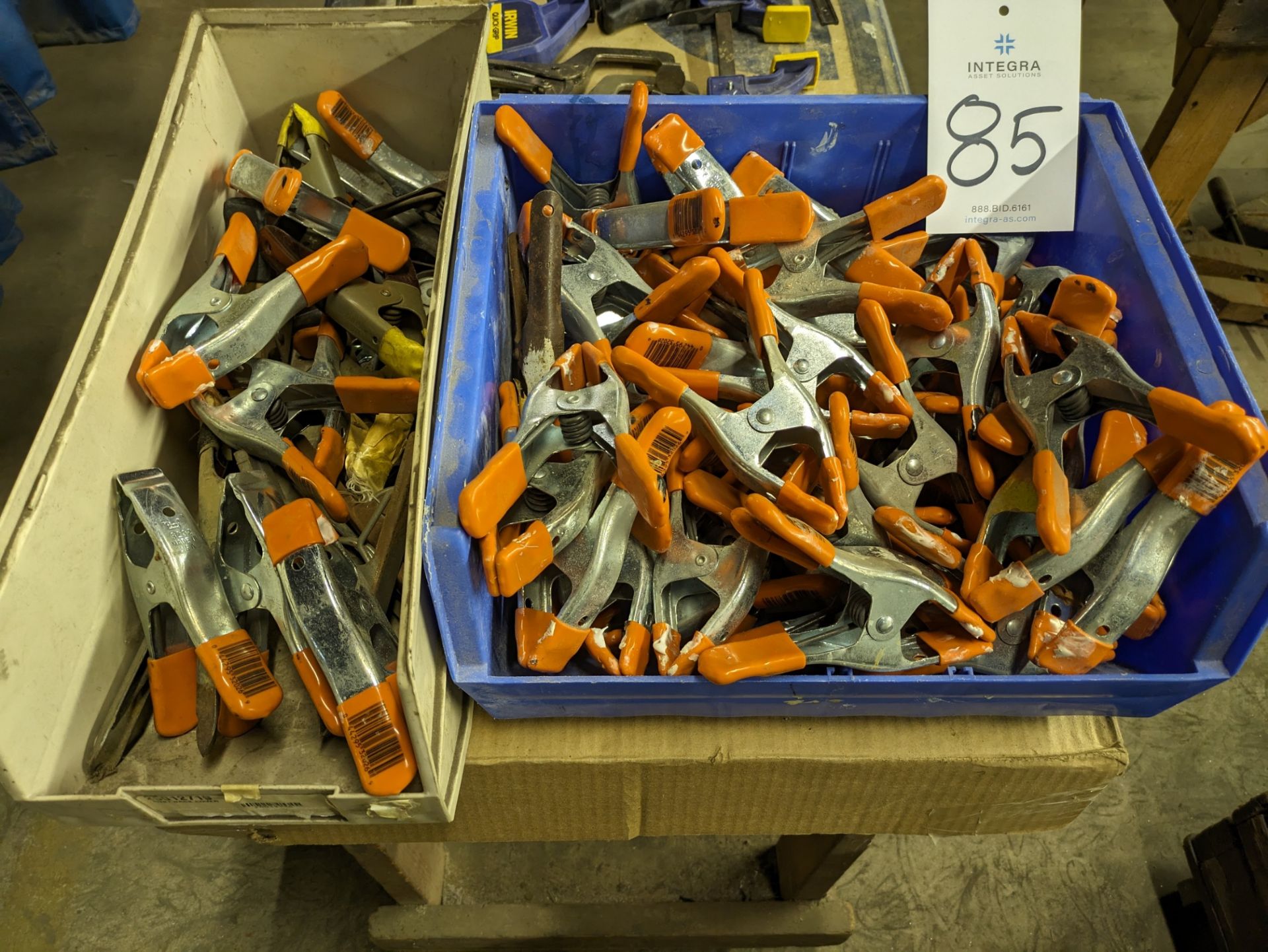 Lot of Assorted Spring Clamps