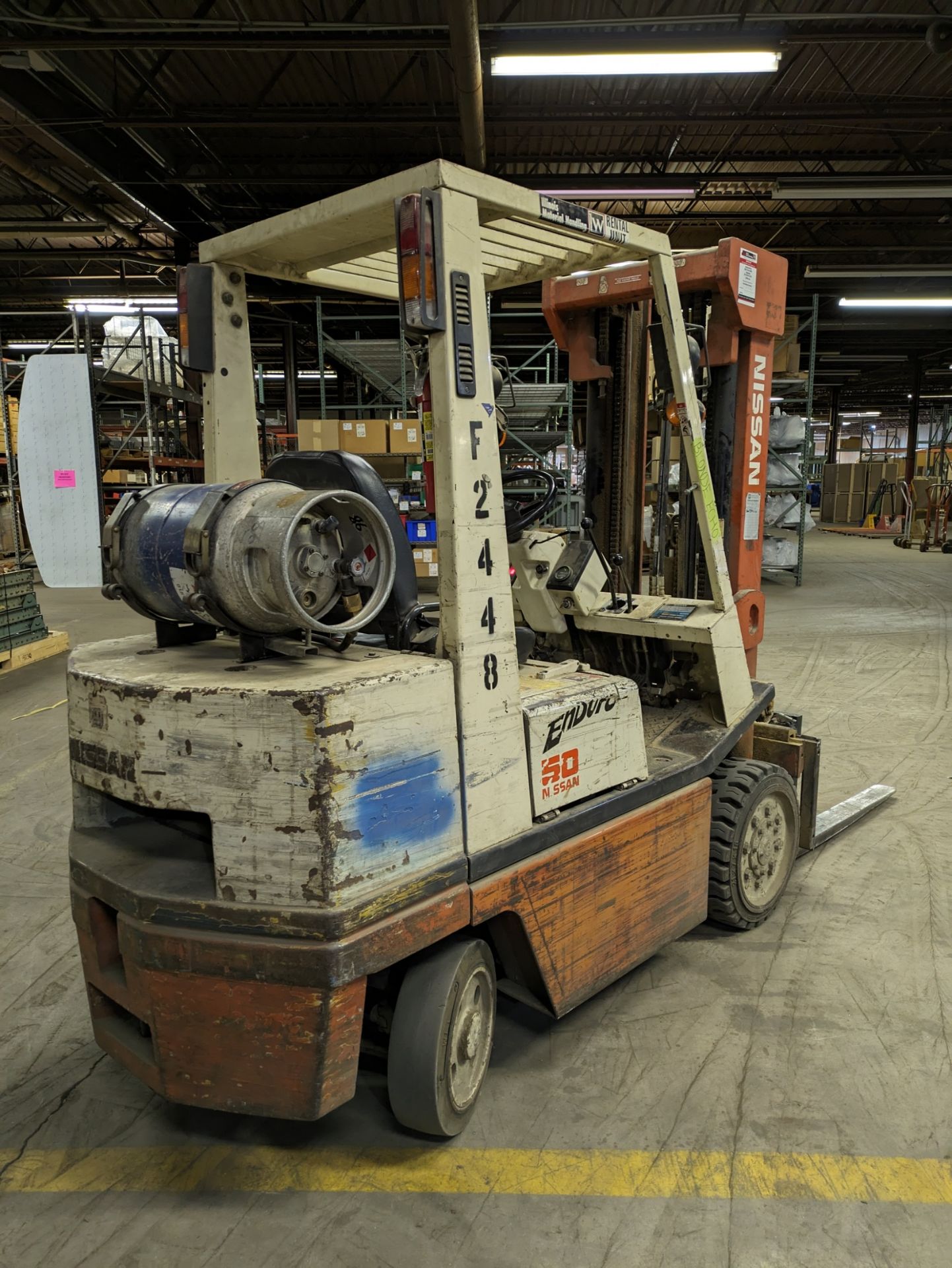 Nissan KCPH02A25PV, 4,400-Lb. Capacity LPG Sit-Down Forklift - Image 3 of 7