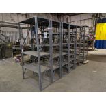 (7) 18" D x 36" W x 75" H Light Duty Metal Racks