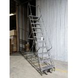 Gillis 10' Portable Rolling Safety Ladder